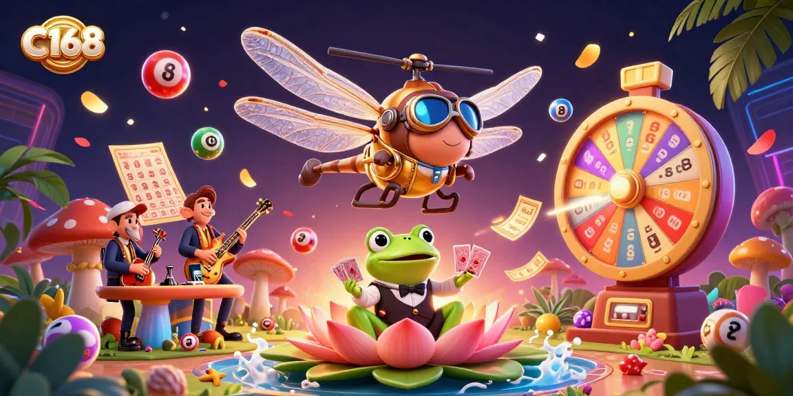 C168 engages players with thrilling casino action featuring vibrant elements and immersive characters.