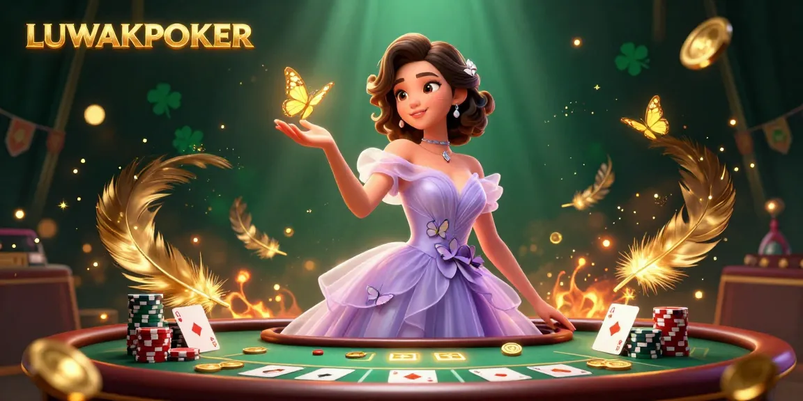 Engage with LUWAKPOKER through thrilling online poker scenes rich with vibrant casino elements.