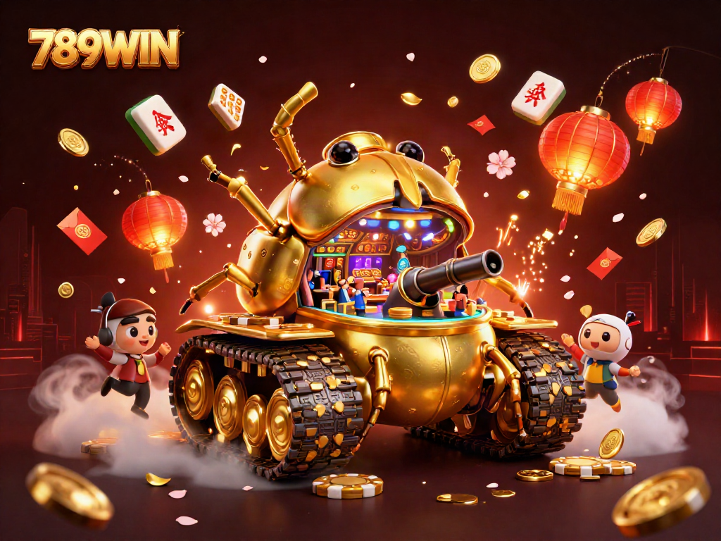 Celebrate winnings at 789WIN with vibrant 3D casino scenes filled with excitement and dynamic gaming elements.