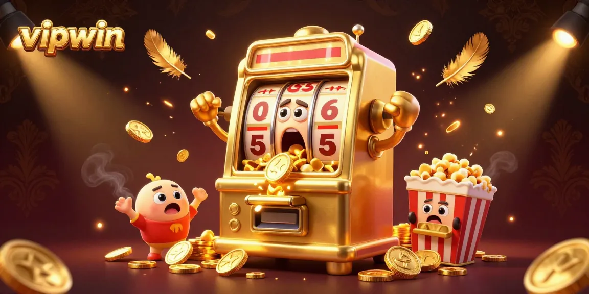 Experience vipwin's thrilling jackpot with energetic slot machines in dynamic casino setting.