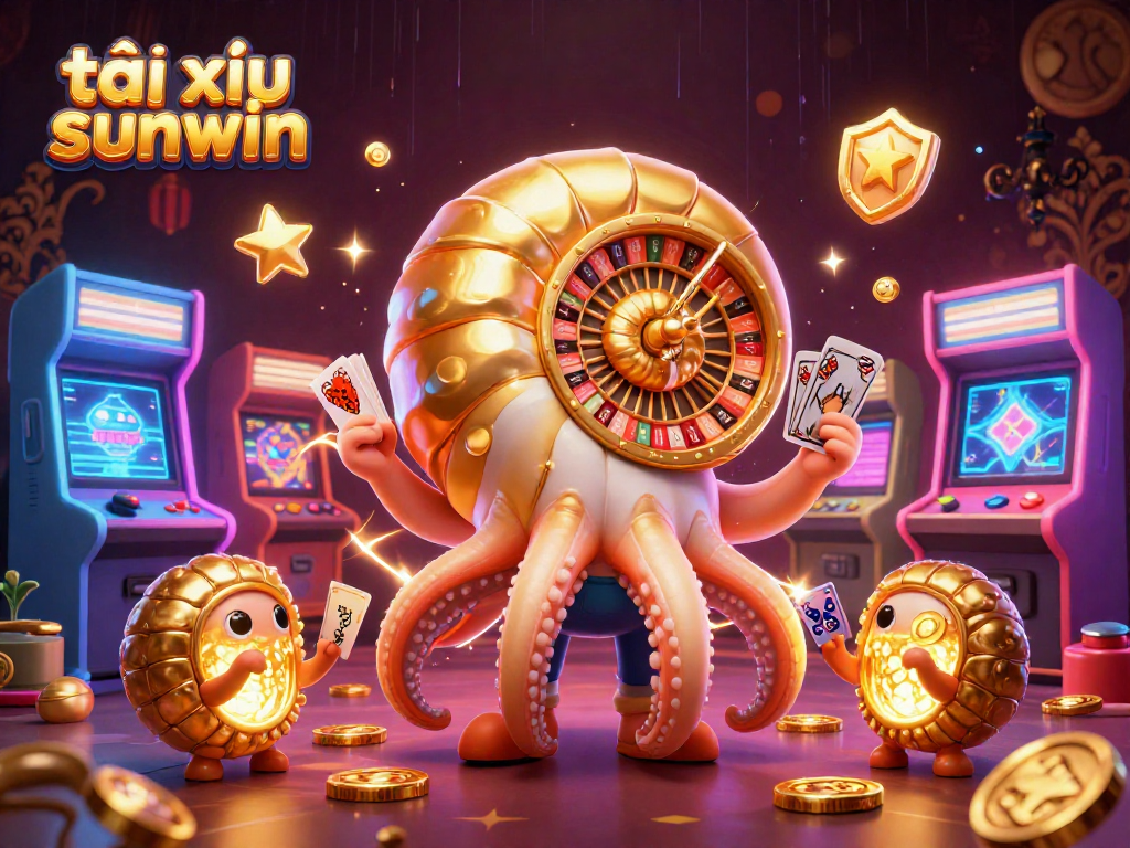 Engage in thrilling gameplay with tài xỉu sunwin, as colorful characters illuminate the casino realm.
