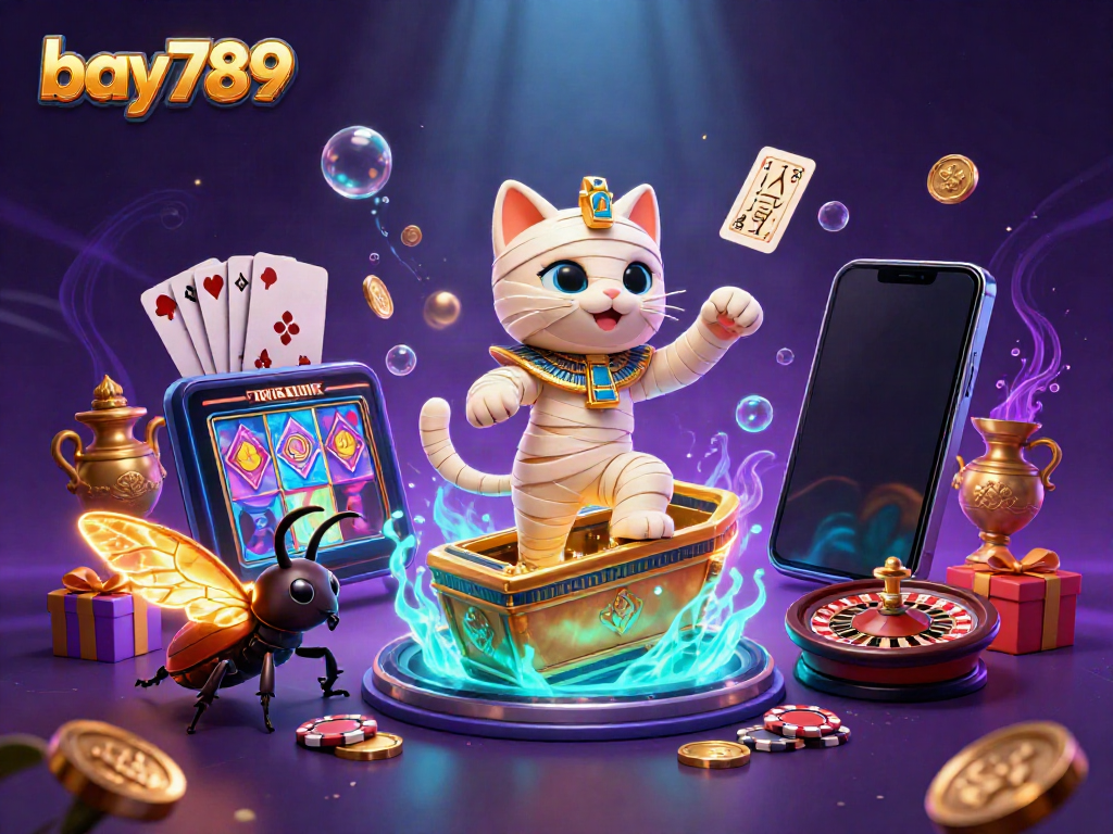 Experience exhilarating gameplay at bay789 with vibrant characters and gold coins in an exciting casino scene.