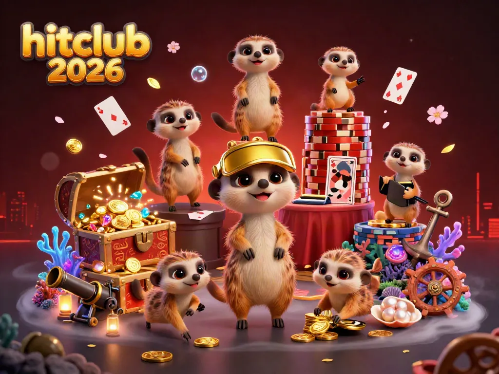Experience thrilling gameplay at hitclub 2026 with a vibrant meerkat casino scene showcasing dynamic characters and exquisite detail.