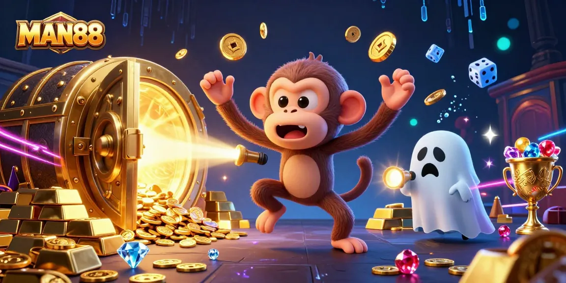 Experience the thrill of winning with MAN88 as ghosts and gold galore showcase captivating casino action.