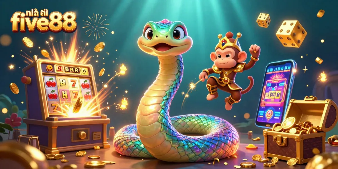 Engage with nhà cái five88's thrilling slots and games in an enchanting 3D scene.