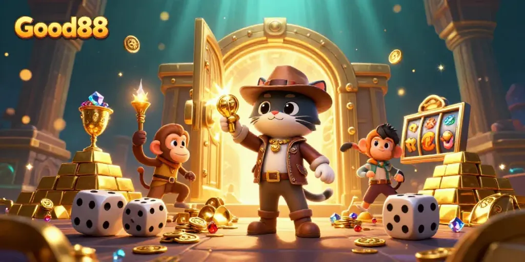 Engage with Good88's vibrant casino adventure, where treasures and excitement come alive!