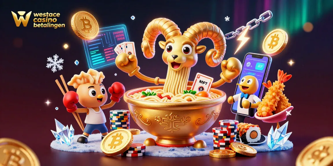 Ervaar snelle westace casino betalingen met fiat en crypto in deze dynamische illustratie.