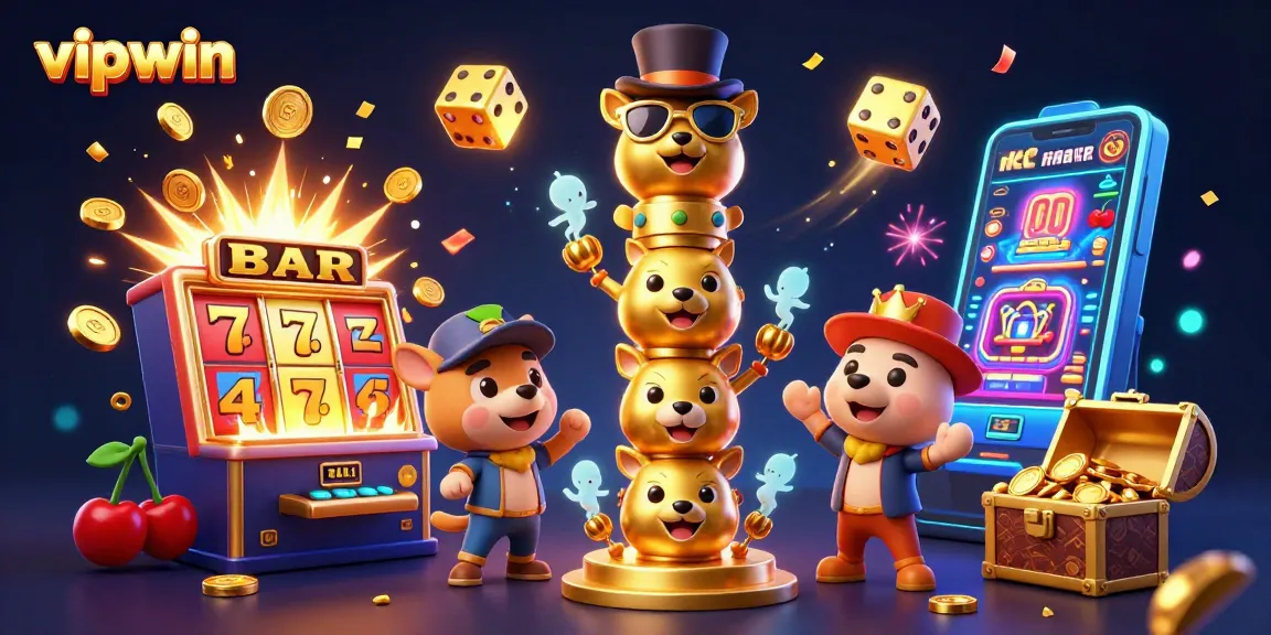 Experience the thrill of vipwin with colorful casino games and golden rewards.