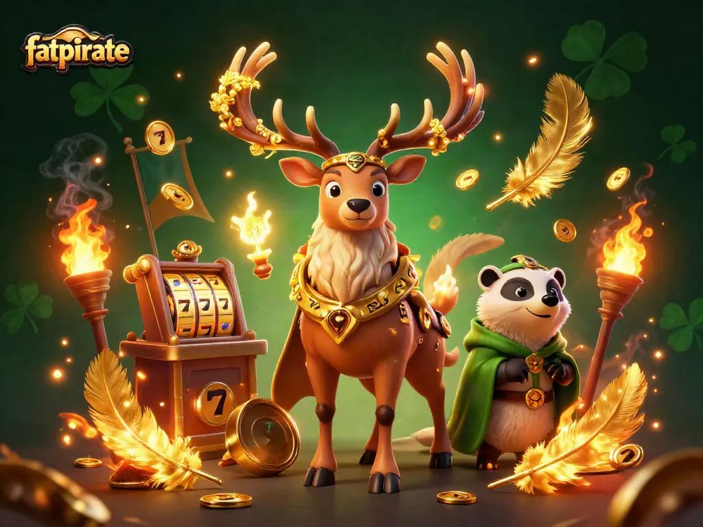Experience the thrill of fatpirate with a captivating 3D illustration, featuring Celtic and mystical elements.