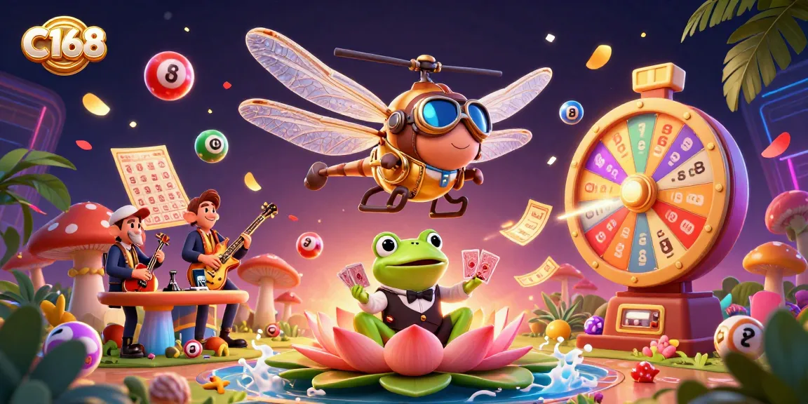 C168 engages players with thrilling casino action featuring vibrant elements and immersive characters.