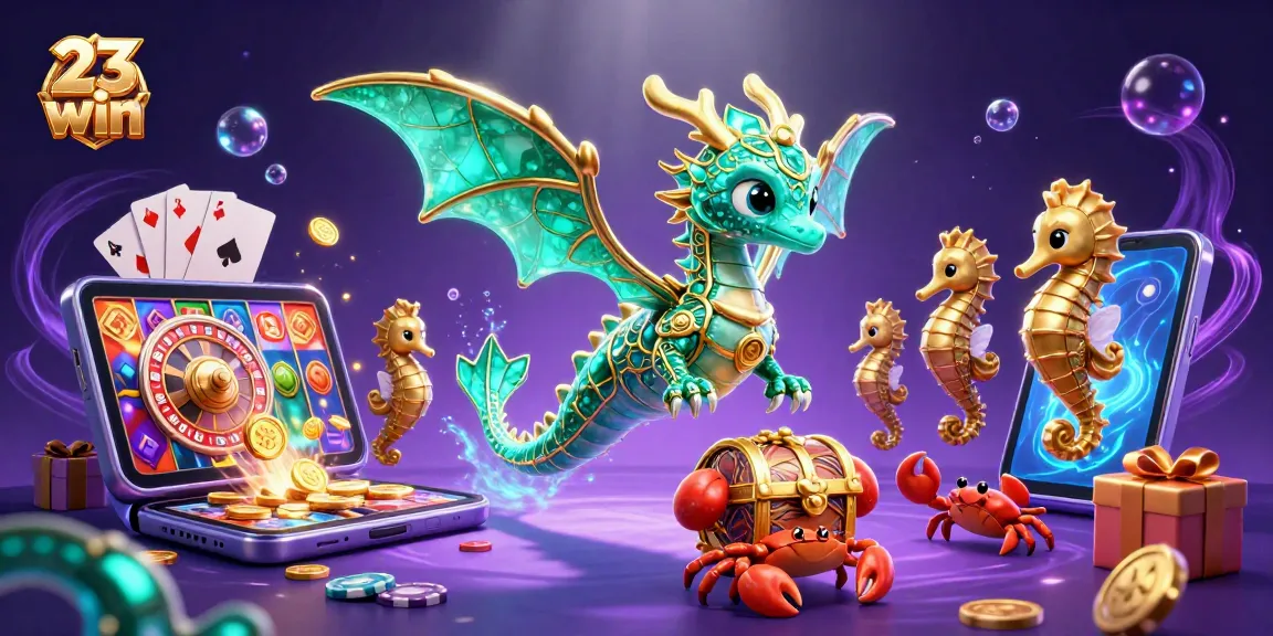 Experience thrilling wins with the 23 win casino's vibrant gaming adventure featuring slots and treasures.